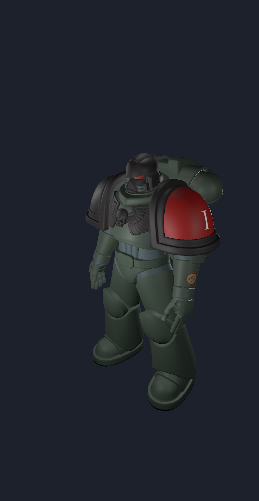 A first company Blood Wolves Space Marine.