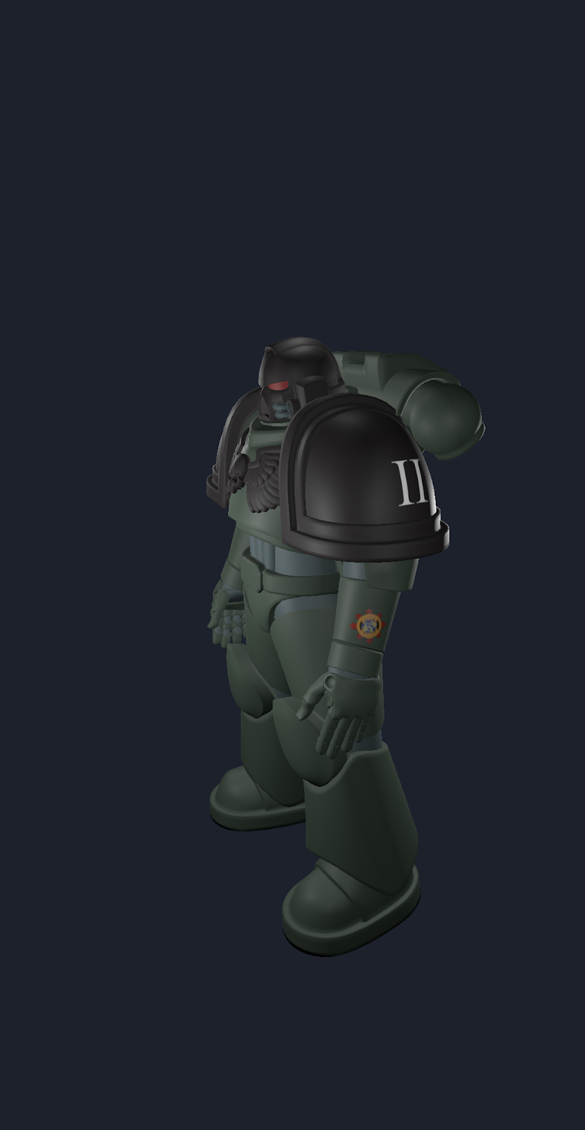 A second company Blood Wolves Space Marine.