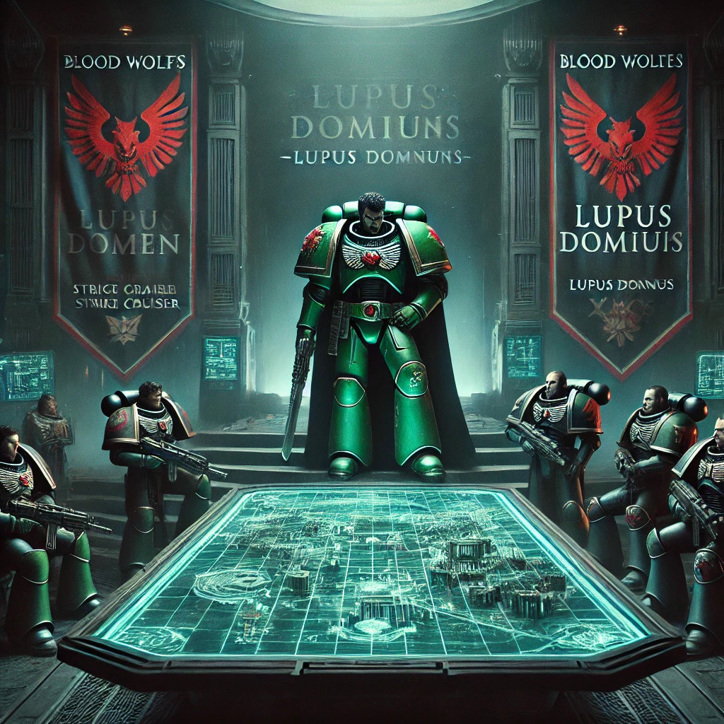 Blood Wolves interacting with allies and serves on a holographic table.